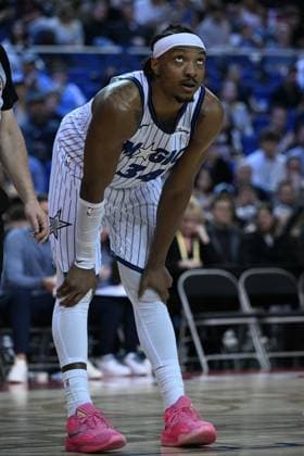Orlando Magic v Memphis Grizzlies - NBA, Basketball Herren, USA London 2026 LONDON, UNITED KINGDOM - JANUARY 18: Wendell Carter Jr. (34) of Orlando Magic in action during the NBA London 2026 game between the Orlando Magic and the Memphis Grizzlies at O2 Arena in London, United Kingdom, on January 18, 2026. Rasid Necati Aslim Anadolu London United Kingdom. Editorial use only. Please get in touch for any other usage.  Copyright: x2026xAnadoluxRasidxNecatixAslimx