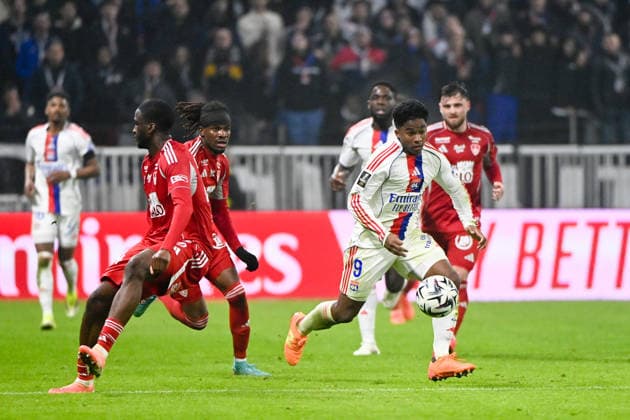 Olympique Lyonnais v Stade Brestois 29 - Ligue 1 McDonald s 2025 2026 09 ENDRICK Felipe Moreira de Sousa (ol) during the Ligue 1 McDonald s match between Lyon and Brest at Groupama Stadium on January 18, 2026 in Lyon, France. Lyon France  Copyright: xFEPx 776348250