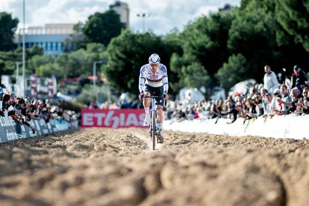 UCI Cyclocross World Cup 2025-2026 Benidorm BENIDORM, SPAIN - JANUARY 18 : Van Der Poel Mathieu (NED) of Alpecin- Premier Tech during the 10th leg of the Benidorm UCI Cyclocross World Cup 2025-2026 a cyclocross race for Men Elite on January 18, 2026 in Benidorm, Spain, 18 01 2026 ( Benidorm Spain  Copyright: xBillyxCeustersx