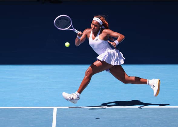 Coco Gauff USA , Australian Open 2023, Melbourne Park, Melbourne, Victoria, Australia Copyright: xJuergenxHasenkopfx
