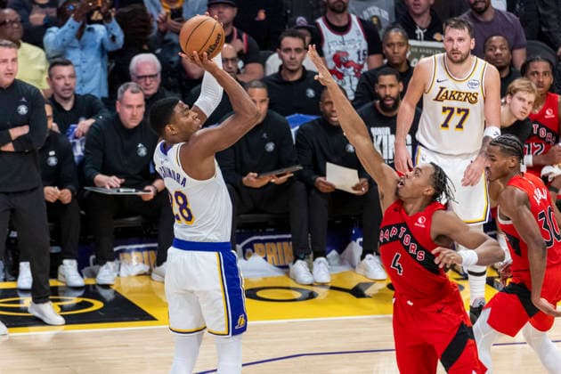 Basketball, NBA, Los Angeles Lakers - Toronto Raptors