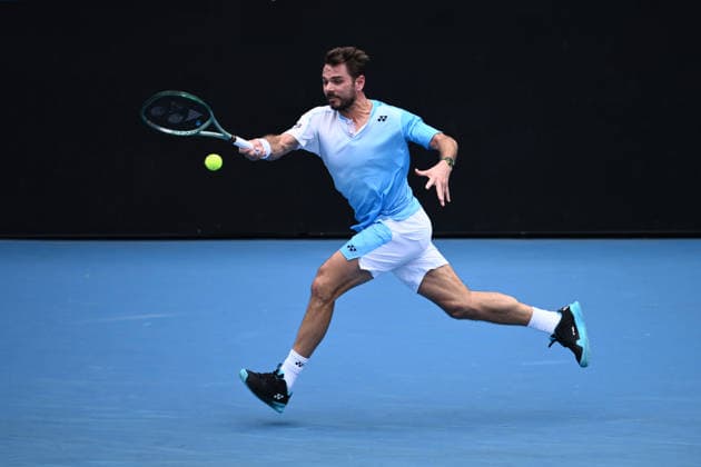 TENNIS AUSTRALIAN OPEN, Stan Warwrinka of Switzerland in action during the Men™s 1st round match against Laslo Djere of Serbia on day 2 of the 2026 Australian Open tennis tournament at Melbourne Park in Melbourne, Monday, January 19, 2026. ( NO ARCHIVING MELBOURNE VICTORIA AUSTRALIA  Copyright: xJOELxCARRETTx 20260119119512326931