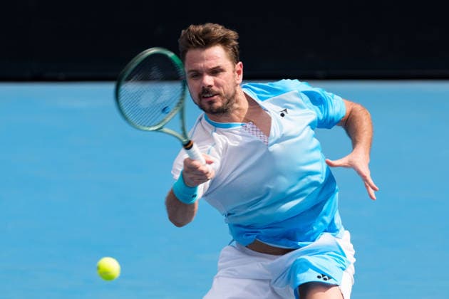 January 19, 2026: STAN WAWRINKA of Switzerland in action against LASLO DJERE of Serbia on Kia Arena in a Men s Singles 1st round match on day 2 of the 2026 Australian Open in Melbourne, Australia. Cal Media Melbourne Australia - ZUMAc04_ 20260119_faf_c04_036 Copyright: xSydneyxLowx
