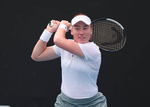 Ella Seidel GER , Australian Open 2023, Melbourne Park, Melbourne, Victoria, Australia Copyright: xJuergenxHasenkopfx