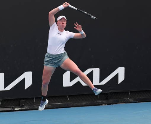 Ella Seidel GER , Australian Open 2023, Melbourne Park, Melbourne, Victoria, Australia Copyright: xJuergenxHasenkopfx