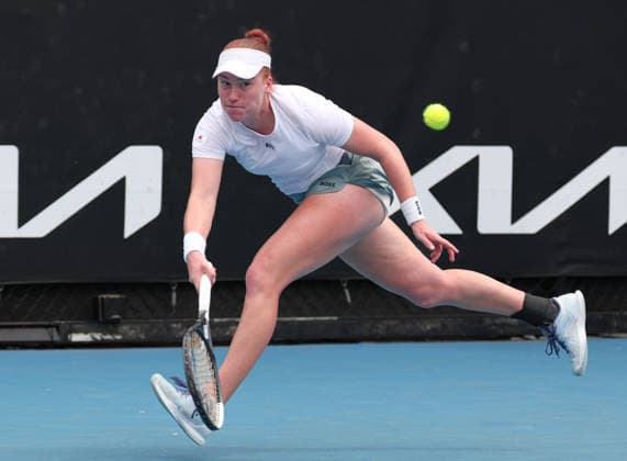 Ella Seidel GER , Australian Open 2023, Melbourne Park, Melbourne, Victoria, Australia Copyright: xJuergenxHasenkopfx
