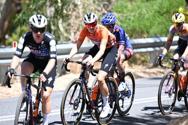 19-01-2026 Tour Down Under Women; Tappa 03 Norwood - Campbelltown; 2026, Fdj United - Suez; Wollaston, Ally; Corkscrew; 