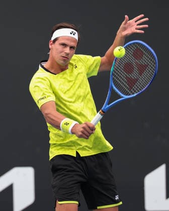 Daniel Altmaier GER , Australian Open 2023, Melbourne Park, Melbourne, Victoria, Australia Copyright: xJuergenxHasenkopfx