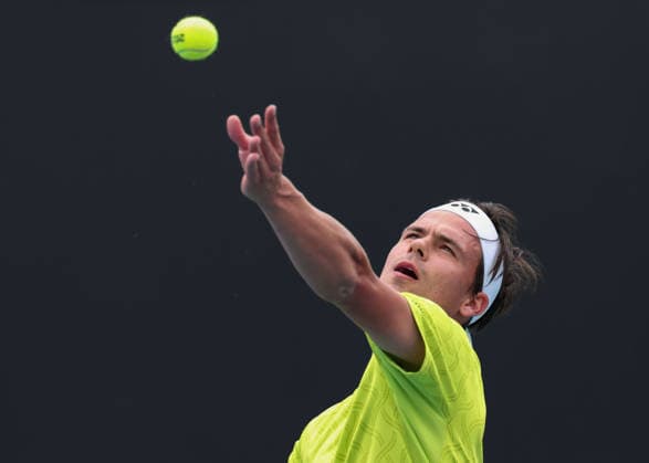 Daniel Altmaier GER , Australian Open 2023, Melbourne Park, Melbourne, Victoria, Australia Copyright: xJuergenxHasenkopfx