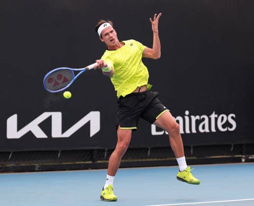 Daniel Altmaier GER , Australian Open 2023, Melbourne Park, Melbourne, Victoria, Australia Copyright: xJuergenxHasenkopfx