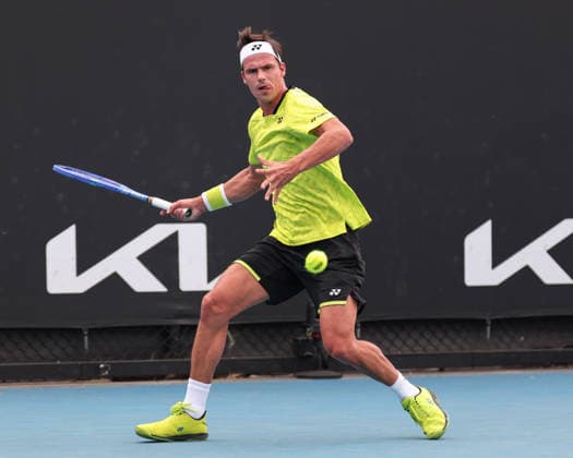 Daniel Altmaier GER , Australian Open 2023, Melbourne Park, Melbourne, Victoria, Australia Copyright: xJuergenxHasenkopfx