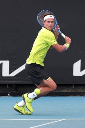 Daniel Altmaier GER , Australian Open 2023, Melbourne Park, Melbourne, Victoria, Australia Copyright: xJuergenxHasenkopfx
