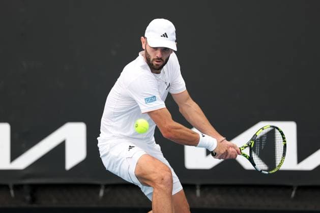 Jacob Fearnley during his first round match Australian Open tennis tournament, Day Two, Melbourne Park, Australia - 19 Jan 2026Melbourne Melbourne Park Victoria (VIC) Australia  Copyright: xRachelxBach Shutterstockx 16303002by