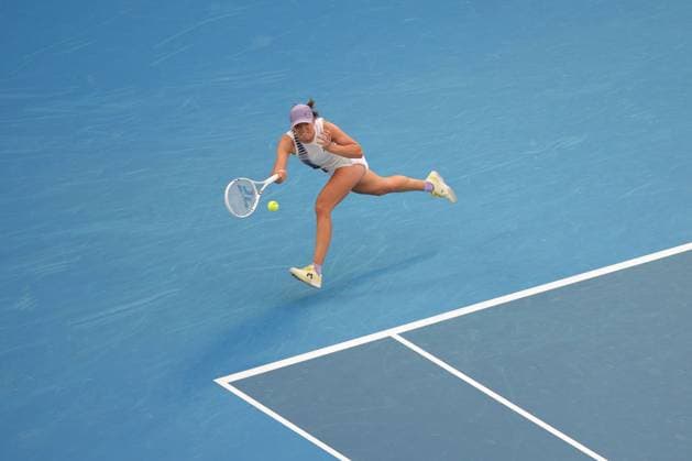 Iga Swiatek during her first round match Australian Open tennis tournament, Day Two, Melbourne Park, Australia - 19 Jan 2026Melbourne Melbourne Park Victoria (VIC) Australia  Copyright: xRachelxBach Shutterstockx 16303002ck
