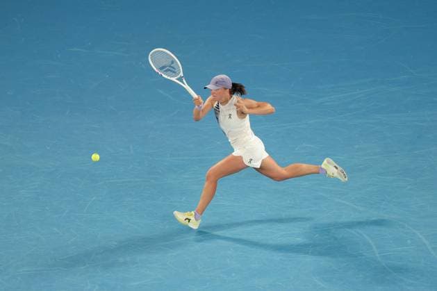 Iga Swiatek during her first round match Australian Open tennis tournament, Day Two, Melbourne Park, Australia - 19 Jan 2026Melbourne Melbourne Park Victoria (VIC) Australia  Copyright: xRachelxBach Shutterstockx 16303002dn