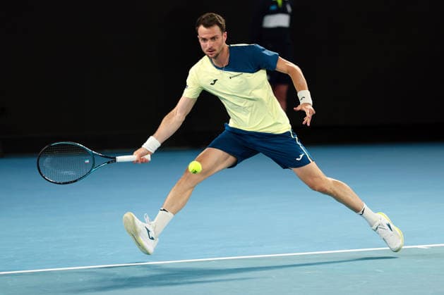 Pedro Martinez during his first round match Australian Open tennis tournament, Day Two, Melbourne Park, Australia - 19 Jan 2026Melbourne Melbourne Park Victoria (VIC) Australia  Copyright: xRachelxBach Shutterstockx 16303002fg