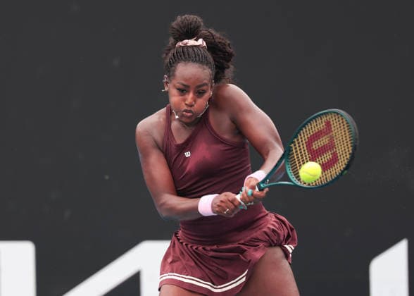 Alycia Parks USA , Australian Open 2026, Melbourne Park, Melbourne, Victoria, Australia Copyright: xJuergenxHasenkopfx