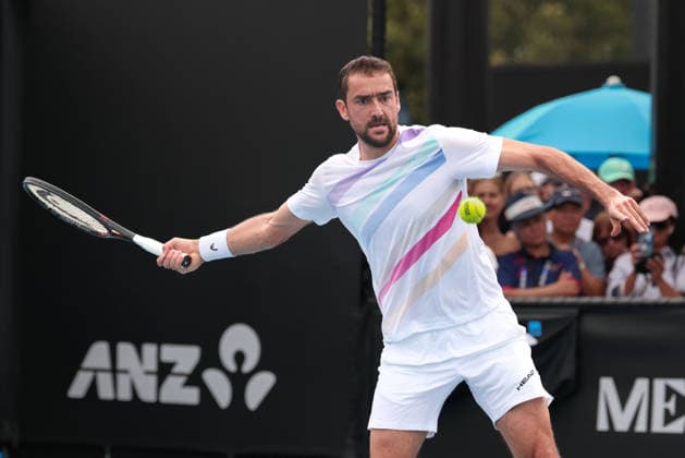 Marin Cilic CRO , Australian Open 2026, Melbourne Park, Melbourne, Victoria, Australia Copyright: xJuergenxHasenkopfx