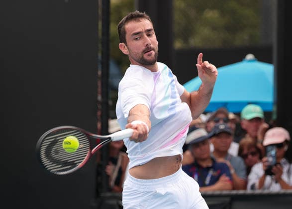 Marin Cilic CRO , Australian Open 2026, Melbourne Park, Melbourne, Victoria, Australia Copyright: xJuergenxHasenkopfx