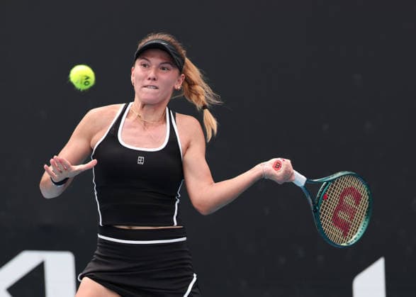 Oksana Selekhmeteva ,Australian Open 2026, Melbourne Park, Melbourne, Victoria, Australia Copyright: xJuergenxHasenkopfx