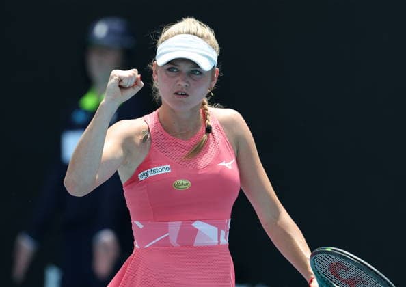 TENIS AUSTRALIAN OPEN 2026 19012026 N Z LINDA KLIMOVICOVA PIERWSZA RUNDA AUSTRALIAN OPEN W MELBOURNE MARCIN CHOLEWINSKI NEWSPIX.PL TENIS AUSTRALIAN OPEN 2026 19012026 LINDA KLIMOVICOVA IN THE FIRST ROUND OF AUSTRALIAN OPEN IN MELBOURNE NEWSPIX.PL --- newspix.pl 