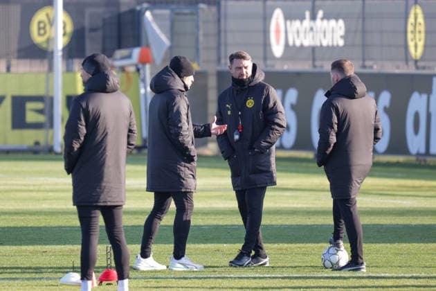 19 01 2026, xgrfx, Football UEFA Champions League, Borussia Dortmund Training v l Niko Kovac, Robert Kovac Borussia Dortmund DFL DFB REGULATIONS PROHIBIT ANY USE OF PHOTOGRAPHS as IMAGE SEQUENCES and or QUASI VIDEO Dortmund