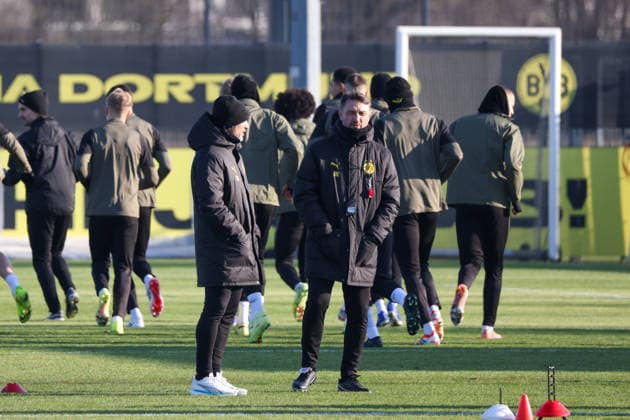 Football, CL, Borussia Dortmund, Training