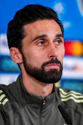Real Madrid C.F. Training Session And press conference, PK, Pressekonferenz - UEFA Champions League 2025 26 League Phase MD7 Alvaro Arbeloa, head coach of Real Madrid, is seen speaking at the Press Conference ahead of the UEFA Champions League 2024 25 match against AS Monaco at Ciudad Real Madrid on January 19, 2026 in Madrid, Spain. Valdebebas Ciudad Real Madrid Madrid Spain Copyright: xAlbertoxGardinx AGardin_20260119_Foot_Champ_ReaMad_Press_0930