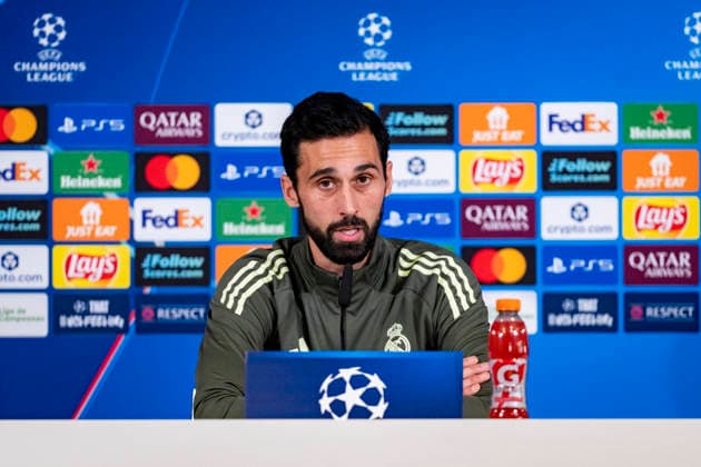 Real Madrid C.F. Training Session And press conference, PK, Pressekonferenz - UEFA Champions League 2025 26 League Phase MD7 Alvaro Arbeloa, head coach of Real Madrid, is seen speaking at the Press Conference ahead of the UEFA Champions League 2024 25 match against AS Monaco at Ciudad Real Madrid on January 19, 2026 in Madrid, Spain. Valdebebas Ciudad Real Madrid Madrid Spain Copyright: xAlbertoxGardinx AGardin_20260119_Foot_Champ_ReaMad_Press_0943