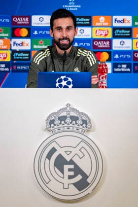 Real Madrid C.F. Training Session And press conference, PK, Pressekonferenz - UEFA Champions League 2025 26 League Phase MD7 Alvaro Arbeloa, head coach of Real Madrid, is seen speaking at the Press Conference ahead of the UEFA Champions League 2024 25 match against AS Monaco at Ciudad Real Madrid on January 19, 2026 in Madrid, Spain. Valdebebas Ciudad Real Madrid Madrid Spain Copyright: xAlbertoxGardinx AGardin_20260119_Foot_Champ_ReaMad_Press_0948