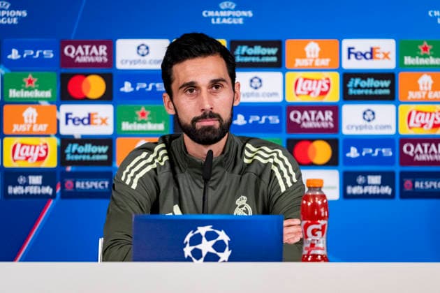 Real Madrid C.F. Training Session And press conference, PK, Pressekonferenz - UEFA Champions League 2025 26 League Phase MD7 Alvaro Arbeloa, head coach of Real Madrid, is seen speaking at the Press Conference ahead of the UEFA Champions League 2024 25 match against AS Monaco at Ciudad Real Madrid on January 19, 2026 in Madrid, Spain. Valdebebas Ciudad Real Madrid Madrid Spain Copyright: xAlbertoxGardinx AGardin_20260119_Foot_Champ_ReaMad_Press_0951