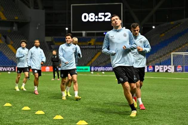 Kairat Almaty v Club Brugge - UEFA Champions League Media Activities 19 01 2026 ASTANA, KAZACHSTAN - JANUARY 19 : Vanaken Hans midfielder of Club Brugge pictured during a training session ahead of the UEFA Champions League 2025 26 League Phase MD7 match between Kairat Almaty and Club Brugge on January 19, 2026 in Astana, Kazachstan, 19 01 2026 Astana Kazachstan  Copyright: xJanxDexMeuleneirx