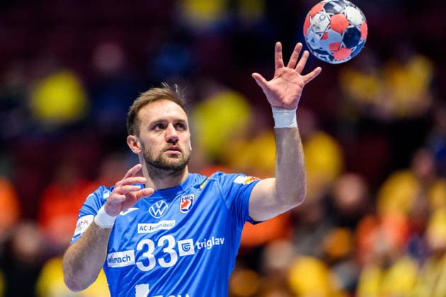 260119 Luka Cindric of Croatia during the EHF European Handball Championship preliminary round match between the Netherlands and Croatia on January 19, 2026 in Malmö Photo Petter Arvidson BILDBYRAN kod PA PA1126 handball handball handball handballs em 2026 nederländerna netherlands croatia kroatien ehf european handball championship bbeng grappa33  Copyright: PETTERxARVIDSON BB260119PA011