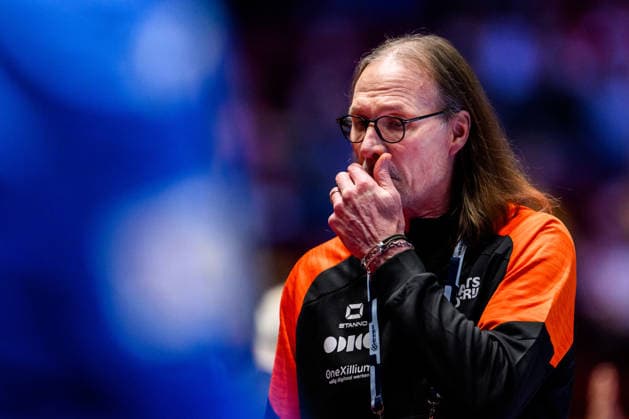 260119 Coach Staffan Olsson of the Netherlands during the EHF European Handball Championship preliminary round match between the Netherlands and Croatia on January 19, 2026 in Malmö Photo Petter Arvidson BILDBYRAN kod PA PA1126 handball handball handball handballs em 2026 nederländerna netherlands croatia kroatien ehf european handball championship bbeng grappa33  Copyright: PETTERxARVIDSON BB260119PA018