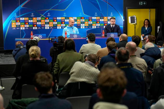 Football, CL, Manchester City, Press conference