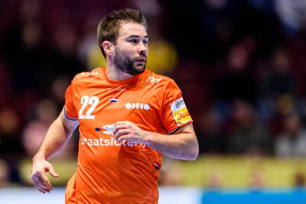 260119 Luc Steins of the Netherlands during the EHF European Handball Championship preliminary round match between the Netherlands and Croatia on January 19, 2026 in Malmö Photo Petter Arvidson BILDBYRAN kod PA PA1126 handball handball handballs em 2026 nederländerna netherlands croatia kroatien ehf european handball championship bbeng grappa33  Copyright: PETTERxARVIDSON BB260119PA023