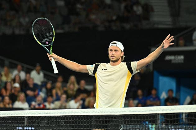 2026 Australian Open - Melbourne Alexandre Muller (FRA) during his first round match at the 2026 Australian Open at Melbourne Park in Melbourne, AUSTRALIA, on January 19, 2026. Photo by Corinne Dubreuil ABACAPRESS.COM Melbourne Australia  Copyright: xDubreuilxCorinne ABACAx