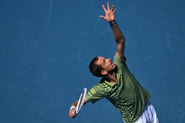 2026 Australian Open - Melbourne Daniil Medvedev (RUS) during his first round match at the 2026 Australian Open at Melbourne Park in Melbourne, AUSTRALIA, on January 19, 2026. Photo by Corinne Dubreuil ABACAPRESS.COM Melbourne Australia  Copyright: xDubreuilxCorinne ABACAx
