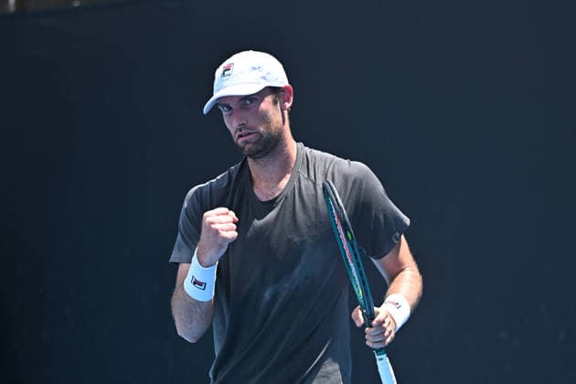 2026 Australian Open - Melbourne Quentin Halys (FRA) during his first round match at the 2026 Australian Open at Melbourne Park in Melbourne, AUSTRALIA, on January 19, 2026. Photo by Corinne Dubreuil ABACAPRESS.COM Melbourne Australia  Copyright: xDubreuilxCorinne ABACAx