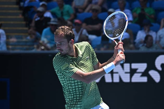 2026 Australian Open - Melbourne Daniil Medvedev (RUS) during his first round match at the 2026 Australian Open at Melbourne Park in Melbourne, AUSTRALIA, on January 19, 2026. Photo by Corinne Dubreuil ABACAPRESS.COM Melbourne Australia  Copyright: xDubreuilxCorinne ABACAx