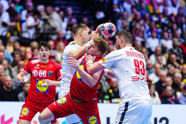Handball, European Championship, Österreich - Serbien