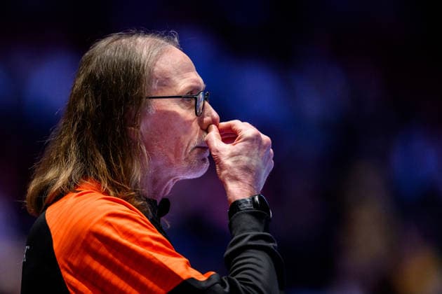260119 Coach Staffan Olsson of the Netherlands during the EHF European Handball Championship preliminary round match between the Netherlands and Croatia on January 19, 2026 in Malmö Photo Petter Arvidson BILDBYRAN kod PA PA1126 handball handball handball handballs em 2026 nederländerna netherlands croatia kroatien ehf european handball championship bbeng grappa33  Copyright: PETTERxARVIDSON BB260119PA037