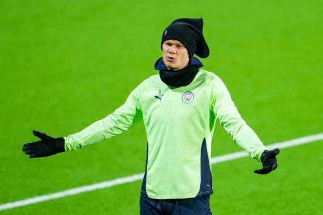 Football, press conference with Manchester City Bodo 20260119 Manchester City s Erling Braut Haaland during training before the Champions League match against Bodo Glimt at Aspmyra Stadium on Tuesday Photo Fredrik Varfjell NTB Bodo Norway EDITORIAL USE ONLY RESTRICTED USE FOR BETTING COMPANIES  Copyright: xFredrikxVarfjellx xNTBx