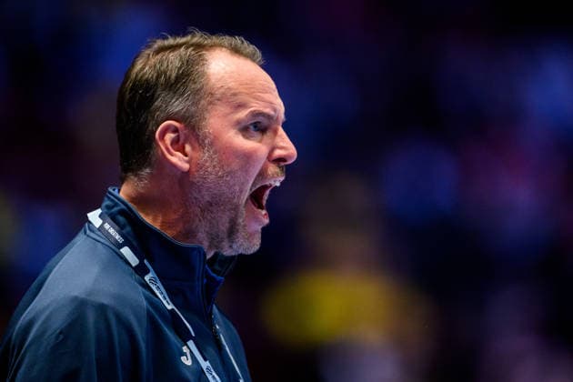 260119 Coach Dagur Sigurdsson of Croatia during the EHF European Handball Championship preliminary round match between the Netherlands and Croatia on January 19, 2026 in Malmö Photo Petter Arvidson BILDBYRAN kod PA PA1126 handball handboll handball handbolls em 2026 nederländerna netherlands croatia kroatien ehf european handball championship bbeng grappa33  Copyright: PETTERxARVIDSON BB260119PA056