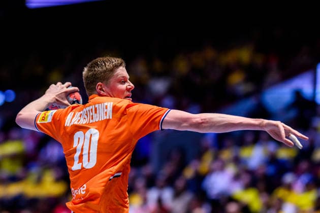 260119 Niels Gerardus Versteijnen of the Netherlands during the EHF European Handball Championship preliminary round match between the Netherlands and Croatia on January 19, 2026 in Malmö Photo Petter Arvidson BILDBYRAN kod PA PA1126 handball handball handball handballs em 2026 nederländerna netherlands croatia kroatien ehf european handball championship bbeng grappa33  Copyright: PETTERxARVIDSON BB260119PA063