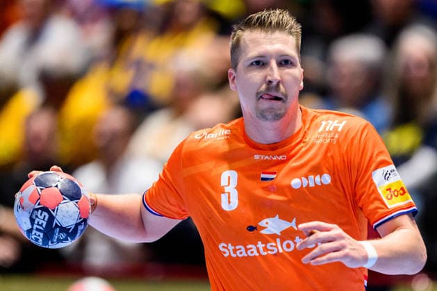 260119 Ivar Stavast of the Netherlands during the EHF European Handball Championship preliminary round match between the Netherlands and Croatia on January 19, 2026 in Malmö Photo Petter Arvidson BILDBYRAN kod PA PA1126 handball handball handballs em 2026 nederländerna netherlands croatia kroatien ehf european handball championship bbeng grappa33  Copyright: PETTERxARVIDSON BB260119PA068