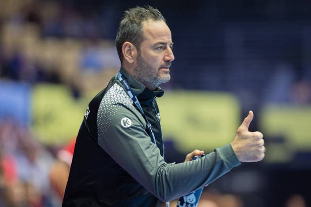 Austria Serbia, EHF Handball European Championship 2026 Coach Iker Romero Austria Handball EHF European Championship, International match between Austria and Serbia on January 19, 2026 in Herning Denmark , Herning Denmark Jyske Bank Boxing