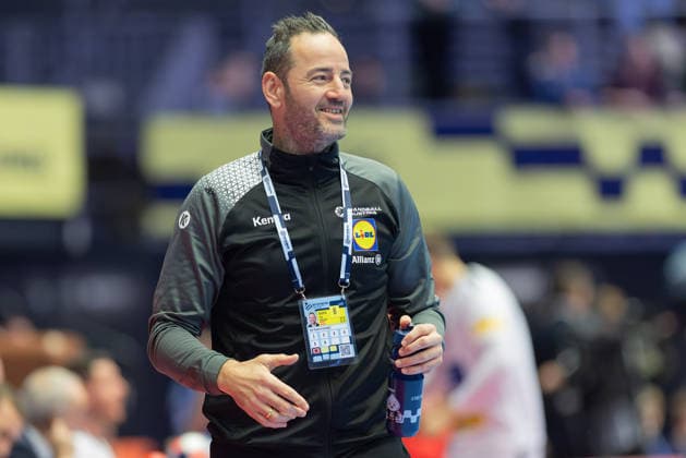 Austria Serbia, EHF Handball European Championship 2026 Coach Iker Romero Austria Handball EHF European Championship, International match between Austria and Serbia on January 19, 2026 in Herning Denmark , Herning Denmark Jyske Bank Boxing