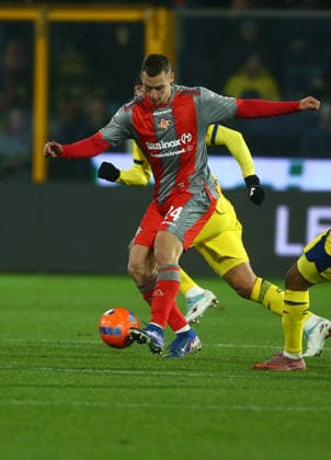 Cremonese Filippo Terracciano during the Serie A soccer match between Cremonese and Hellas Verona at the Giovanni Zini in Cremona, north west Italy - LunedÃ¬ , 19 Gennaio 2026. - Soccer .  Copyright: xAlbertoxMariani LaPressex