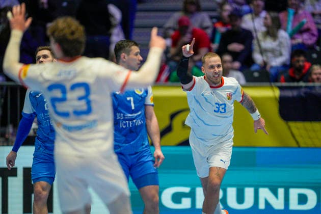 European Handball Championship, Czech Republic Ukraine Baerum 20260119 Czech Republic s Matej Nantl during the European Championship handball match between the Czech Republic and Ukraine in Unity arena Photo Stian Lysberg Solum NTB Baerum Norway EDITORIAL USE ONLY RESTRICTED USE FOR BETTING COMPANIES  Copyright: xStianxLysbergxSolumx xNTBx